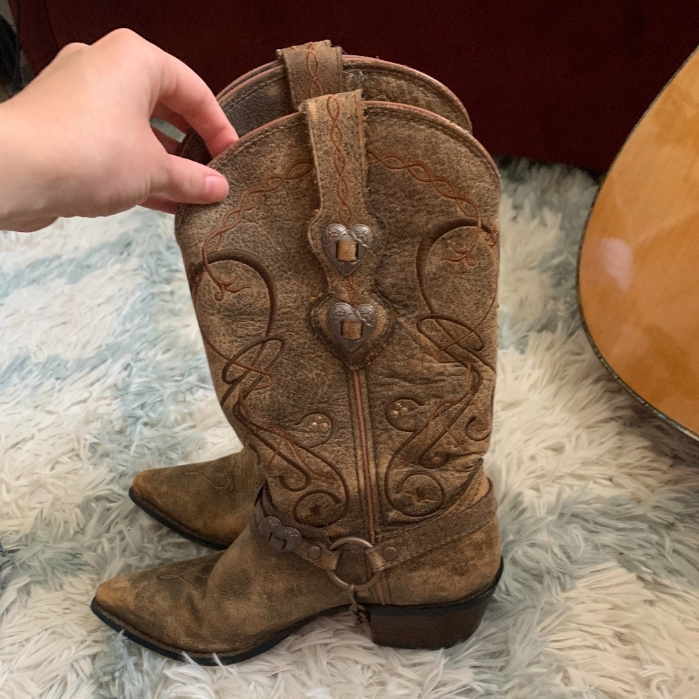 Practically New Super Cute Cowgirl Boots Size 6.5